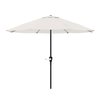 Pure Garden 9-Foot Outdoor Patio Umbrella, Tan 50-101-T